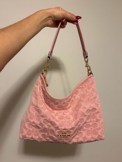 Coach Pink Denim purse