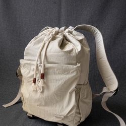 Lightweight Water-Resistant Drawstring Backpack, Large Capacity Sports Bag