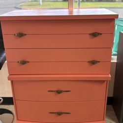 Mid-Century Modern Harmony House 4 Drawer Chest $69.99