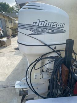2001 Johnson Ocean Pro 200 HP Outboard – Running When Removed