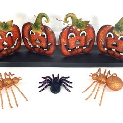 Pumpkins with backlight for Helloween