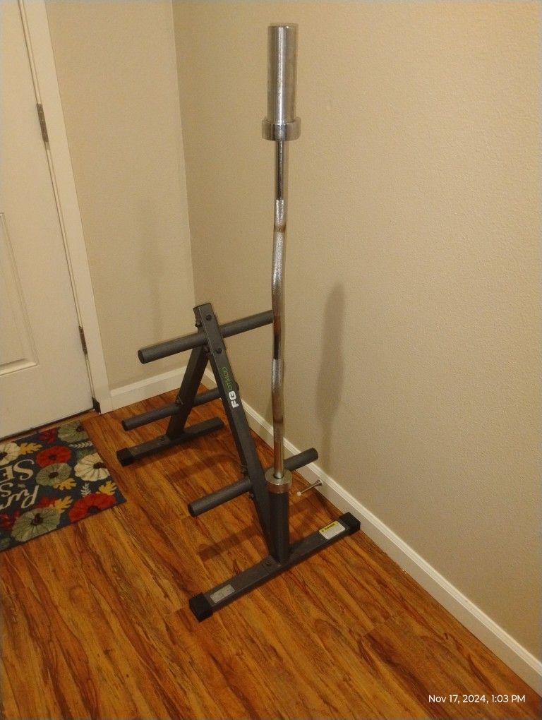 Weight Tree With EZ Curl Bar