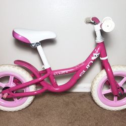 Toddler Girls Kids Sun Bicycle Lil Kittn Pink Balance Running Bike