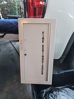 JL Industries 10lb semi recessed Fire cabinet