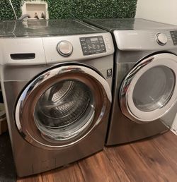 Samsung washer and dryer gas set stackable