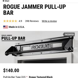 Rogue Jammer Pull-up Bar for Sale in Seattle, WA - OfferUp