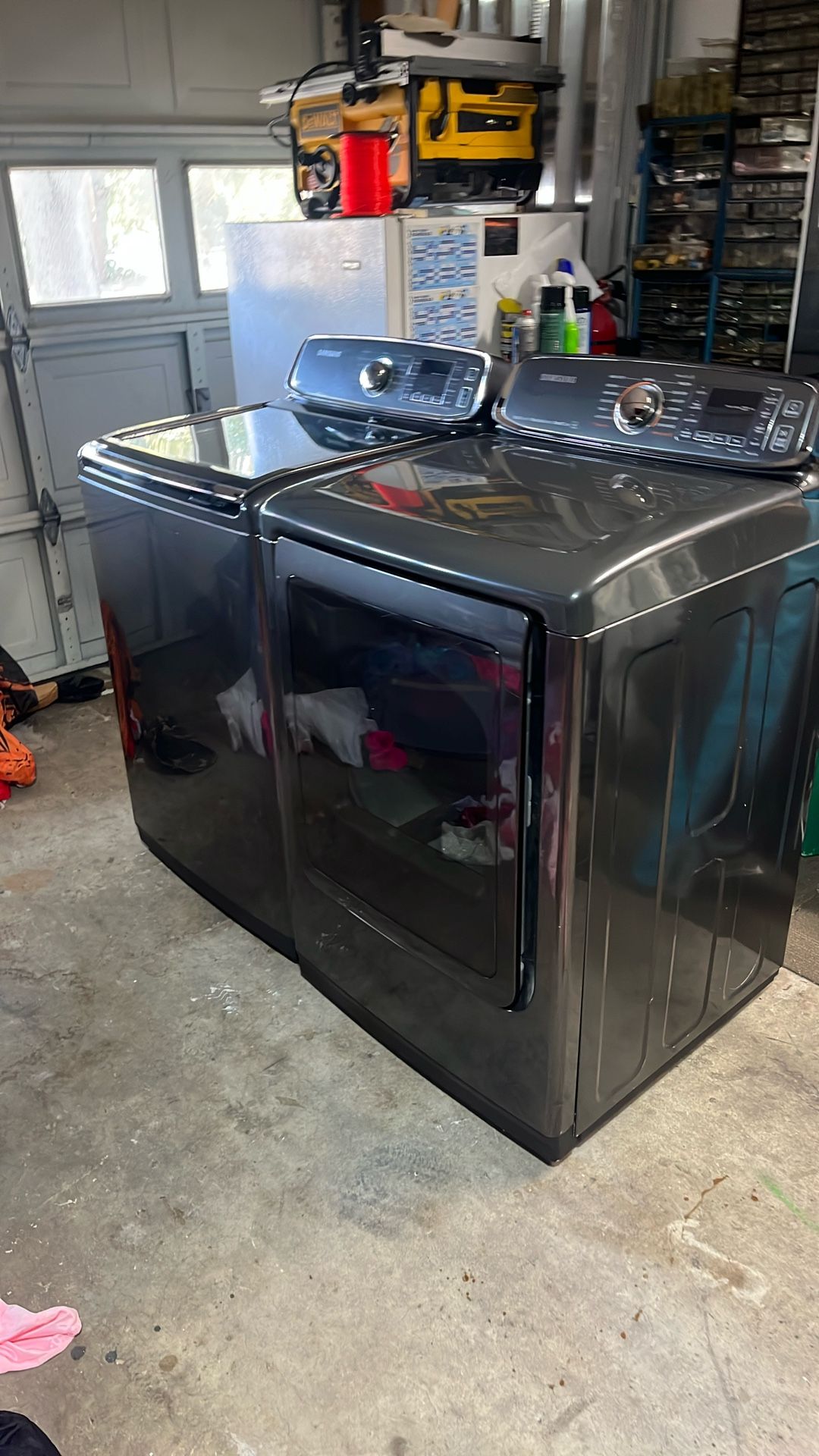 Large Capacity Samsung Washer And Dryer With Cord