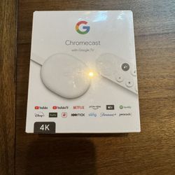 Chromecast 4k with Google TV