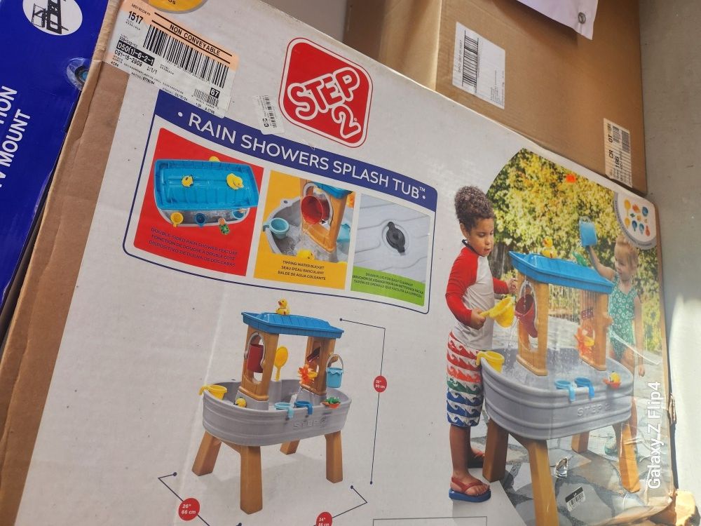 Step2 Signature Rain Showers Splash Tub [ Kids Play Set, Kids Water Play Set,)