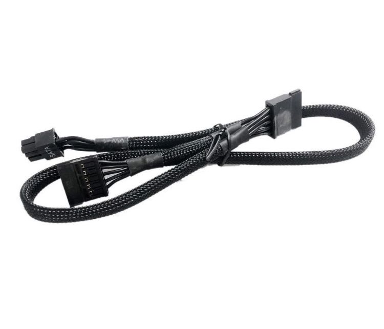 GinTai 6 pin to 2X SATA DRIVER POWER cable Replacement for EVGA SuperNOVA 750...