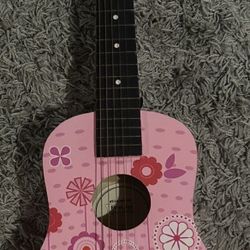 Girls Pink Guitar 
