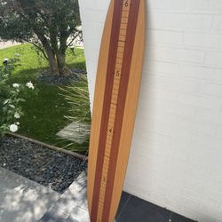 Surfboard Growth Chart / Kids’ Room Wall Decor