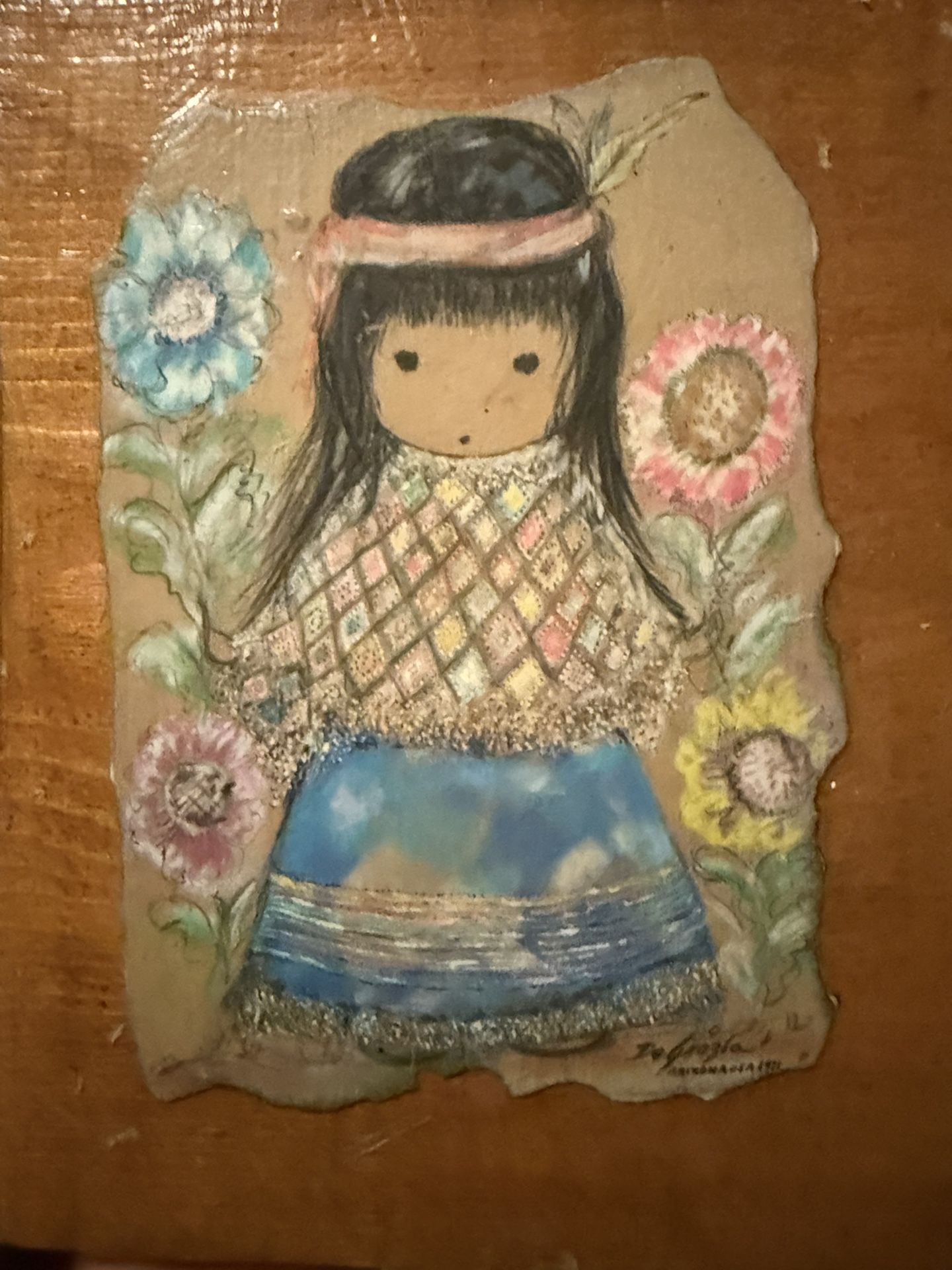 De Grazia Children 1960s 1970s Vintage 8 Plaques Latino Hispanic Southwest Art