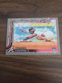 Michael Harris II Atlanta Braves - Topps 2025 Holiday Silver Glitter H107