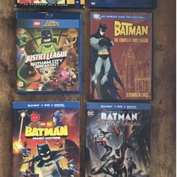 DC Comics Batman Animated Dvd/Blu-ray Bundle 