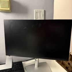 2 Desktop monitors  (Dell & Lenovo)