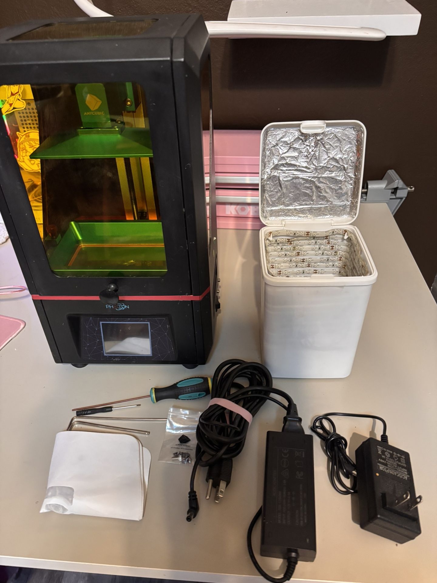 Photon Anycubic 3D Resin Printer + Curing Chamber