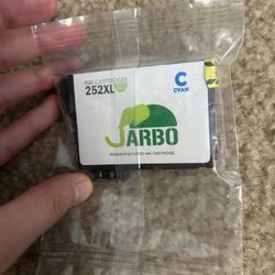 Ink replacement printer cartridge 252 Xl Cyan 