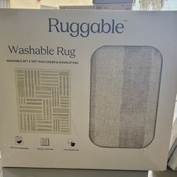 Ruggable Flatwoven Washable Lora Rug, 8' x 10'. New 