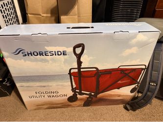 Shoreside folding utility wagon