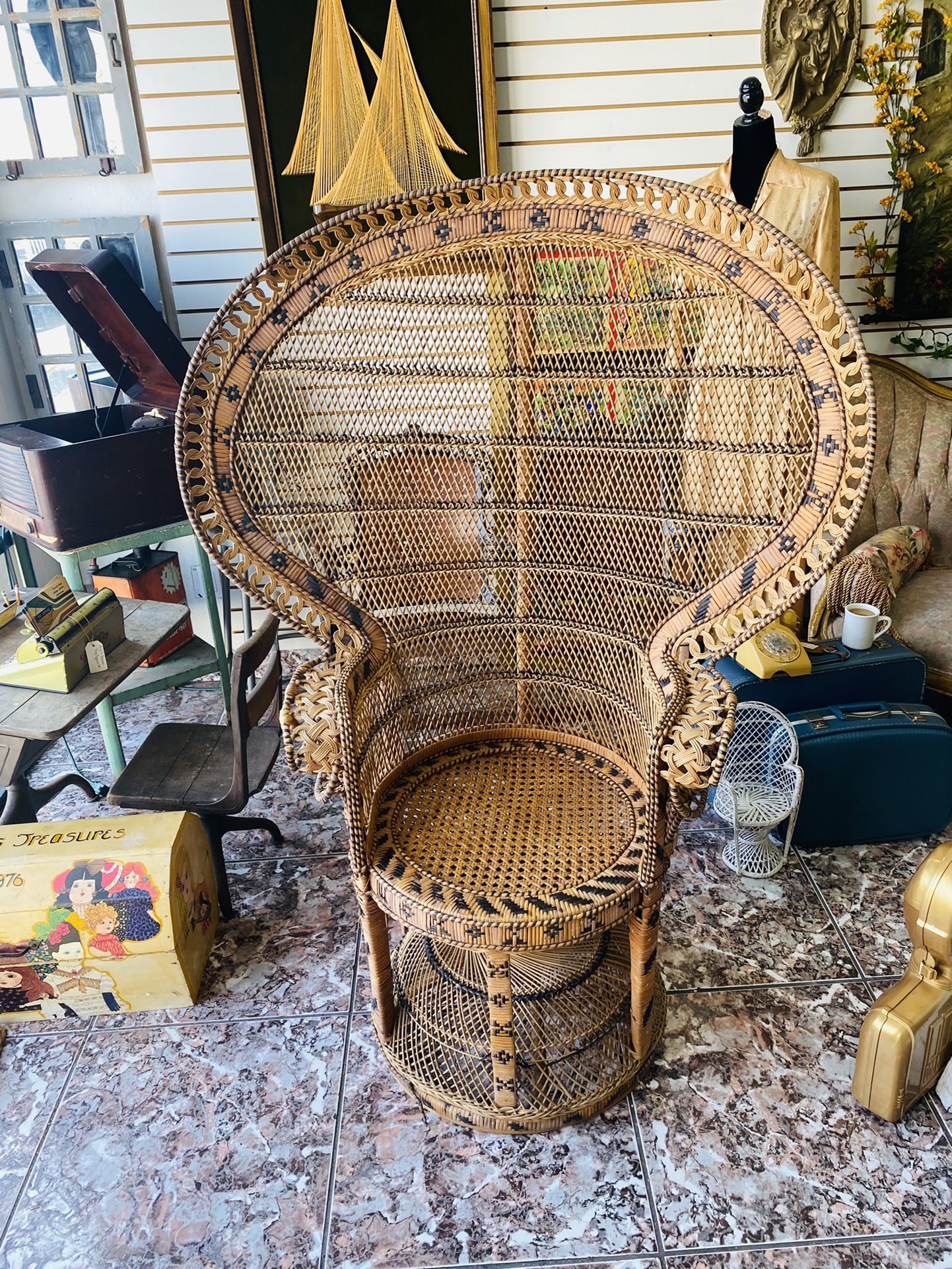 Vintage EnmanuellePeacock Chair