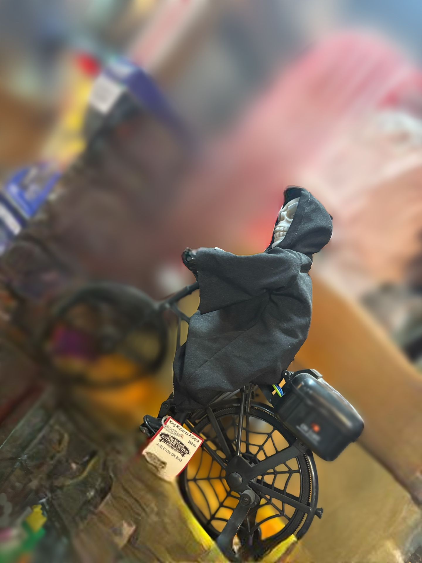 Skeleton Riding Trike Animated Skeleton On Tricycle