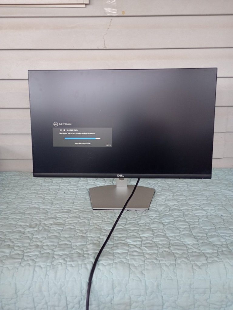Dell S2721H 27-inch Full HD 1920 x 1080 75Hz Monitor, 4MS Grey-to-Grey Response Time (Extreme Mode), Built-in Dual Speakers, Built-in dual HDMI ports,