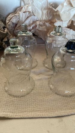 Glass cups for sconces