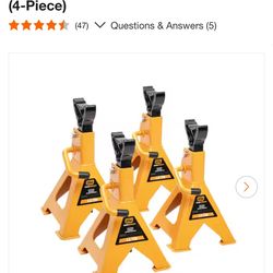 GEARWRENCH 3-Ton Ratcheting Jack Stands (4-Piece)