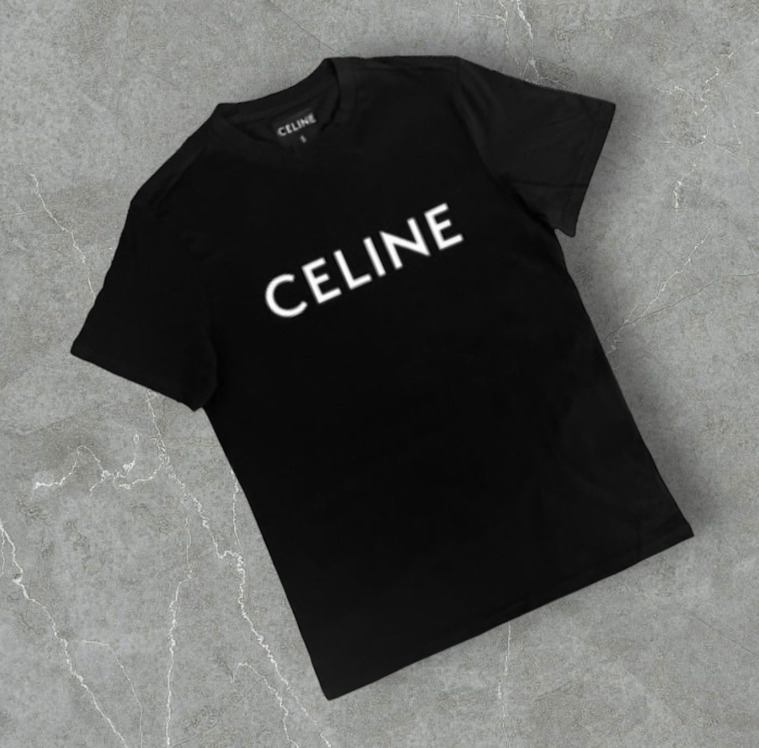 Celine Tshirt Black And White 