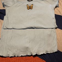 Blue Butterfly Dress 