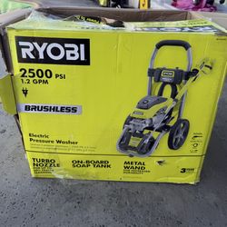 Ryobi 2500 Psi Brushless Electric Pressure Washer