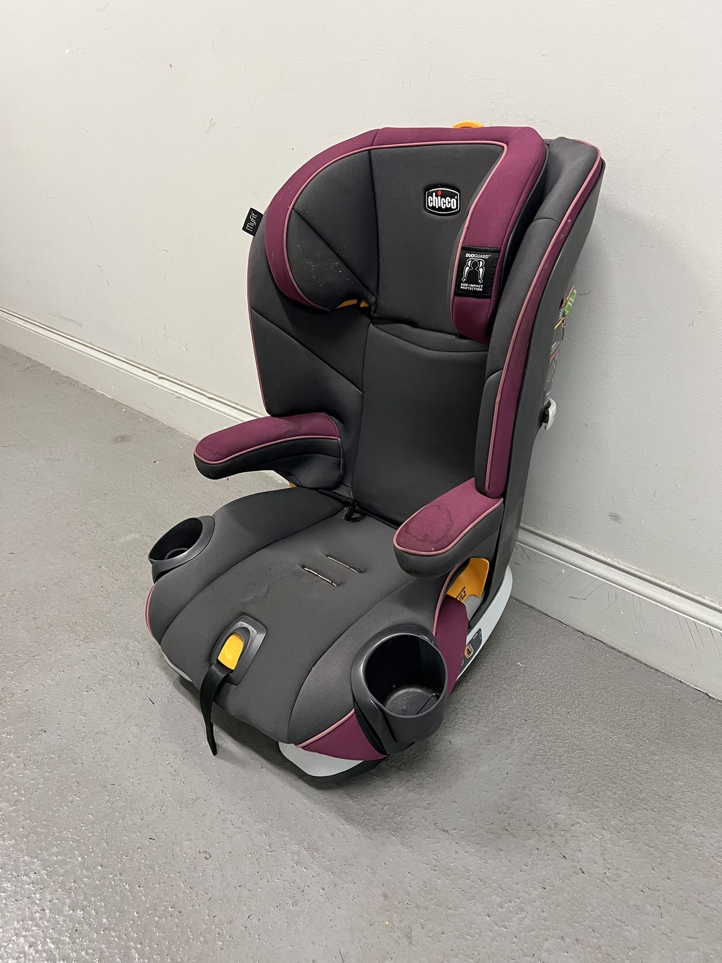 CHICCO MyFit Booster Car Seat (Good condition) Expires in 2028 - NO STRAPS ARE INCLUDED