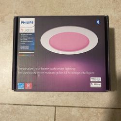 Brand-new Philips Hue White & Color Ambiance Slim Downlight.