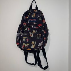 JanSport Mini Backpack Mushroom Print