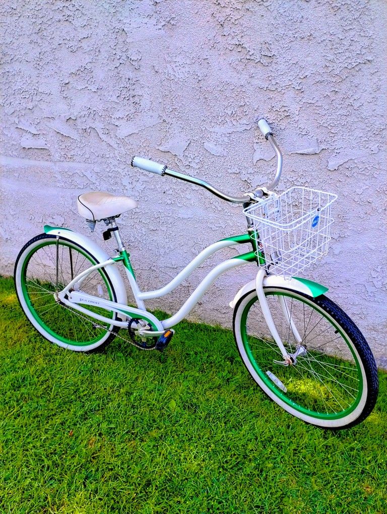 Classic Phat 26" Beach Cruiser Bike Bicicleta Basket