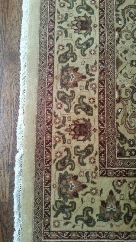Ethan Allen wool 8x10 area rug Excellent condition