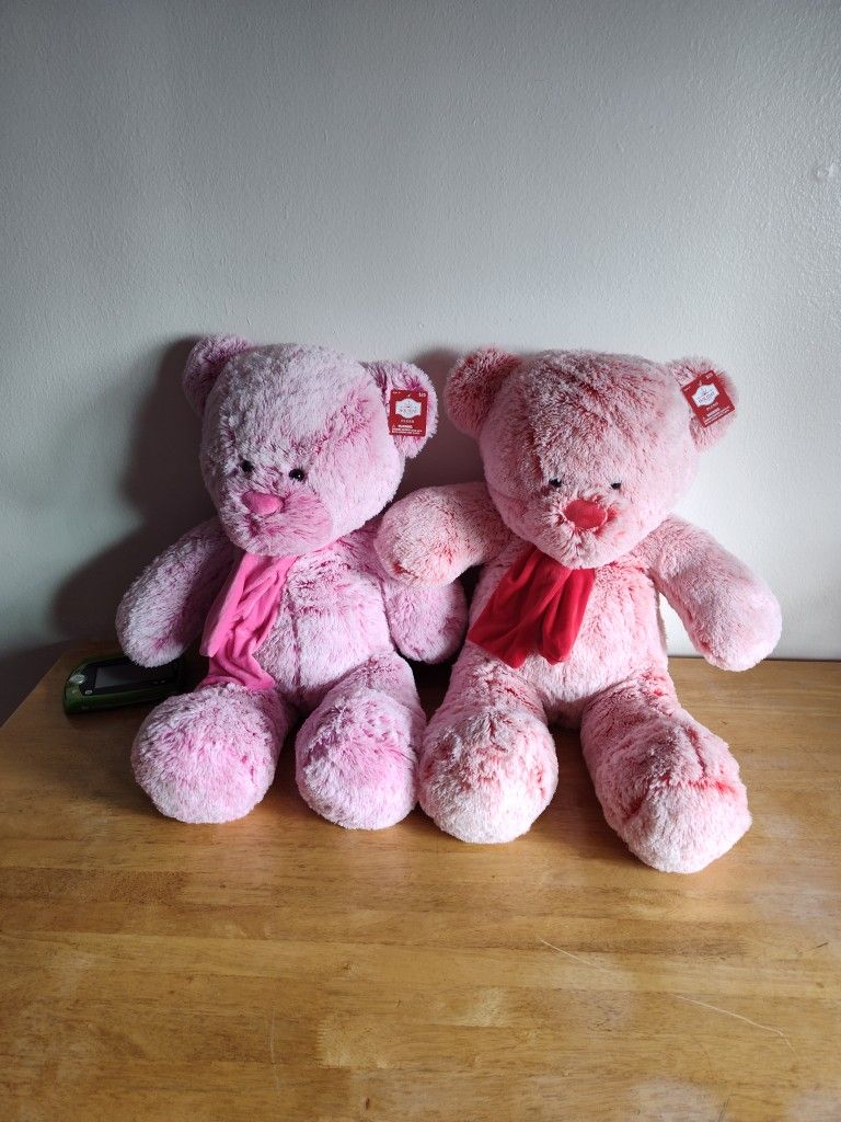 Two Beautiful Big Teddy Bears