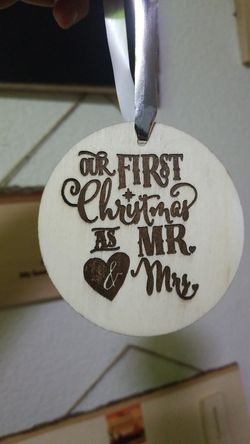 Custom Christmas and wedding decore