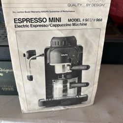 Espresso Maker