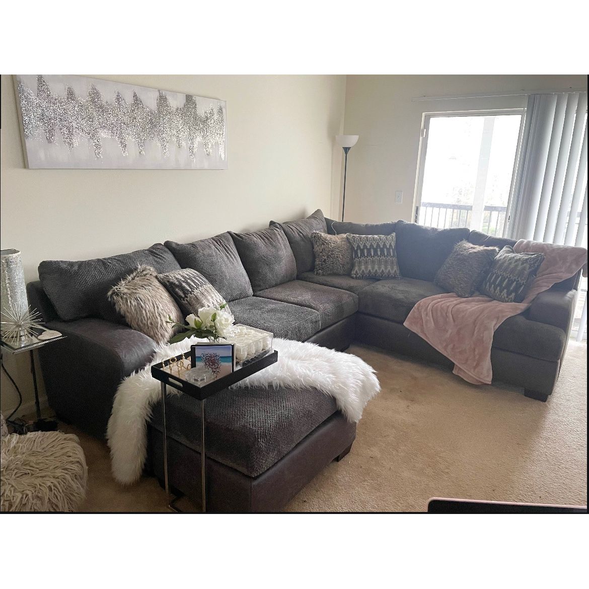 Gray Skyline Park 2 Piece Sectional