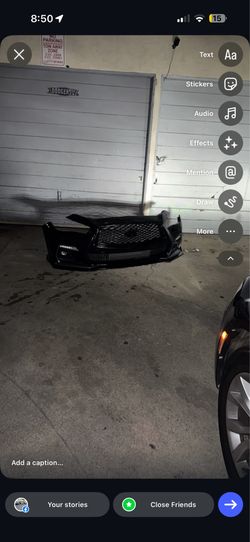 Q 50 redsport bumper