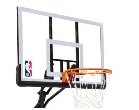 NBA Portable Basketball Hoop (Adjustable 7'5"-10')