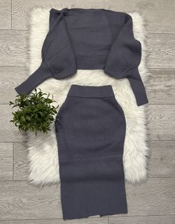 Blue Sweater Set (medium-large)