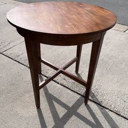 ETHAN ALLEN pub table and generic counter stools