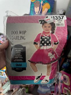 Girls 50s doo wop costume