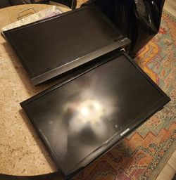 Samsung and Vizio Flatscreen TVs (For Parts)