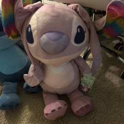 plushy angel and stitch new 
