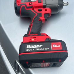 Bauer 20vdc High Torque 1/2 In Impact Wrench