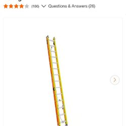 28 Ft Fiberglass Extension Ladder 
